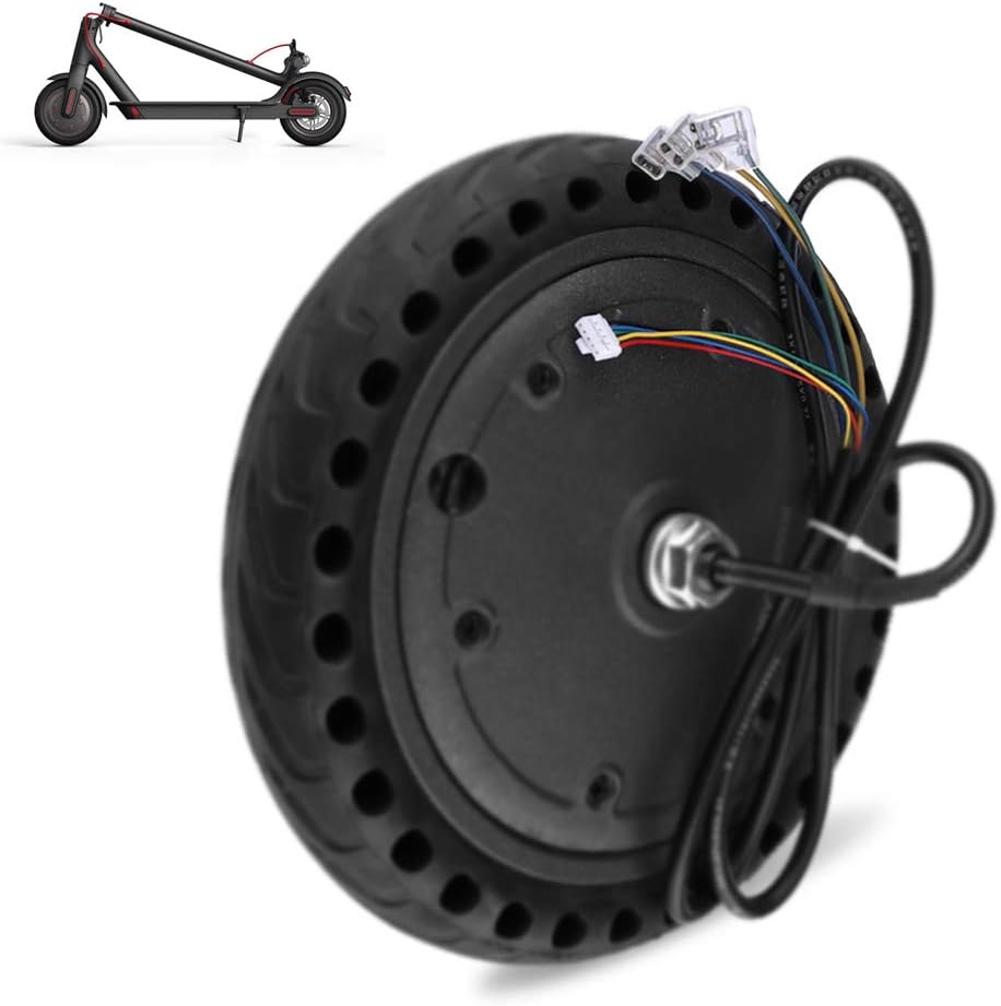 Electric Scooter Accessories, 8.5 Inch 36v 350w Brushless Dc Silent Motor, Strong Power Non-Slip Wear-Resistant Tires, S