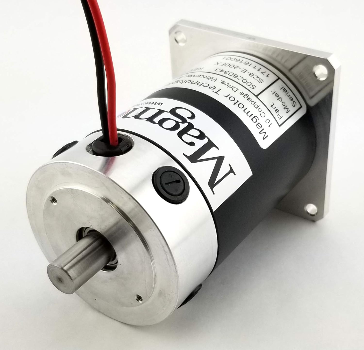 Brushed Motor - Magmotor, S28-E-200FX, 500280343, 24 VDC, 1850 RPM, Brushed DC Motor, DC Electric Motor