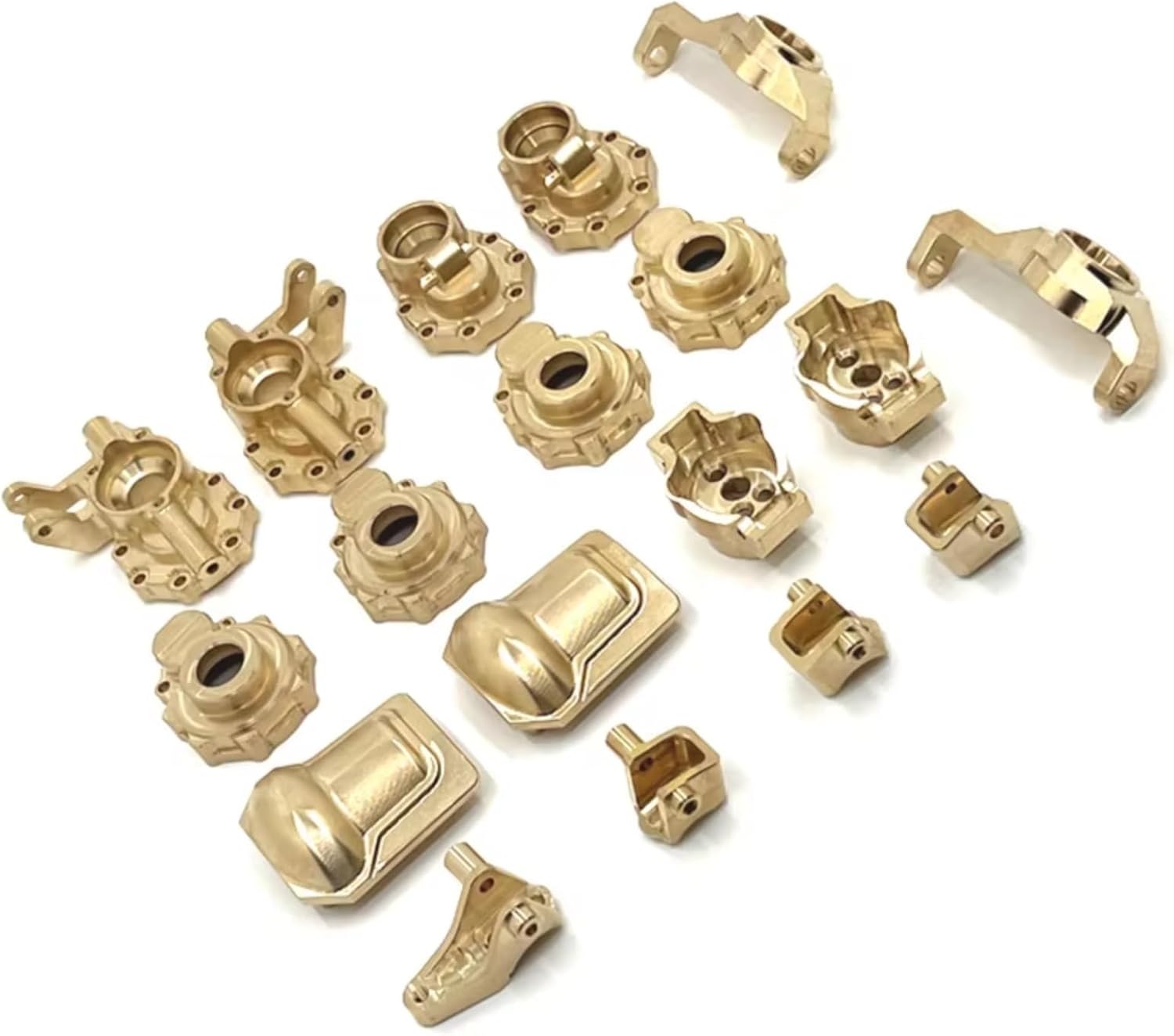 RC Models Parts For WLtoys 104006 104010 104020 104026 1/10 RC Car Parts Brass Upgrade Kit