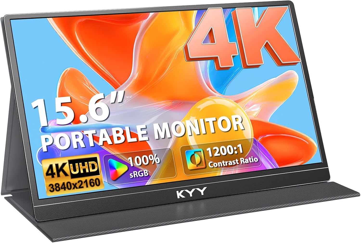 KYY 4K Portable Monitor 15.6