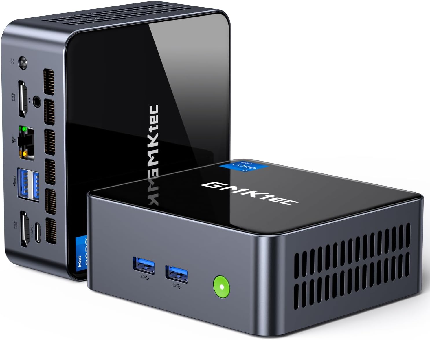 GMKtec Mini PC Intel Core i7-1185G7 (Turbo 4.8 GHz) 16GB DDR4 512GB SSD M2 Pro S Desktop Mini Computers WiFi 6, USB4.0, BT 5.2, DP, HDMI, RJ45 2.5G