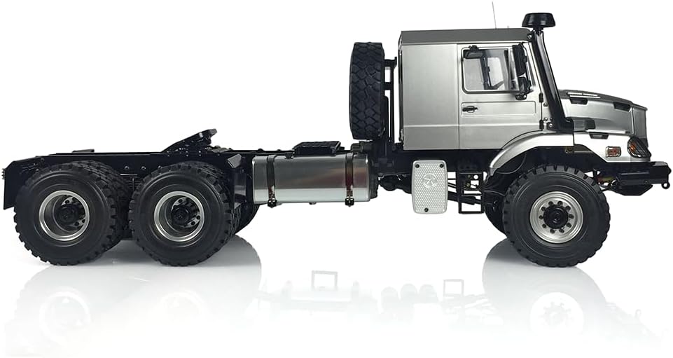 TOUCAN RC HOBBY 1/14 26.5Inches Metal 6X6 Remote Control Off Road Tractor Truck 2Speed Gearbox Differential Axles Metal Chassis No Battery for Ages 14+