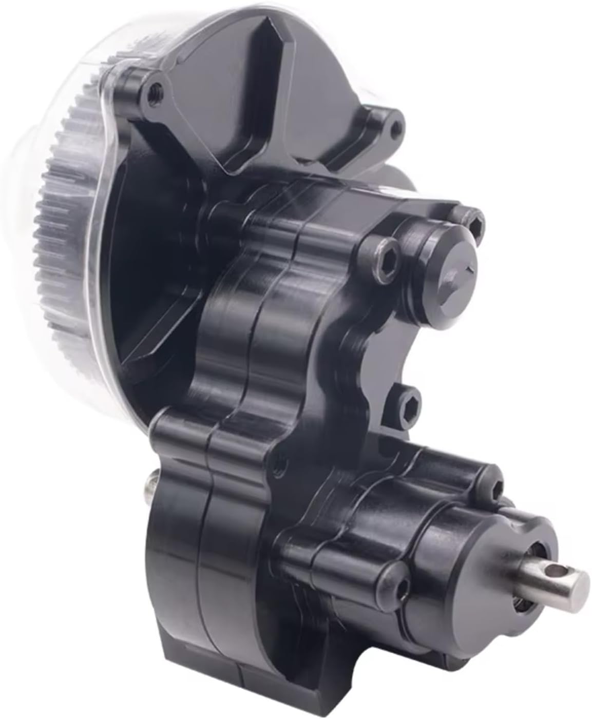 RC Gearboxes For Axial For SCX10 For Wraith 1/10 For Racing Metal CNC Machined Reverse Transmission Gearbox Upgrades Parts Accessories RC Crawler Car