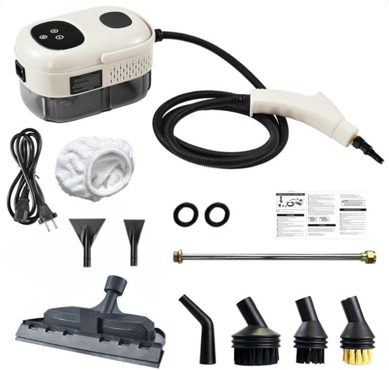 2500W Handheld Steam Cleaner with a 1000Ml Water Tank, 15-Second Quick Heating, Portable High-temperature Cleaner Suitable for Kitchens, Bathrooms, and Tiles.