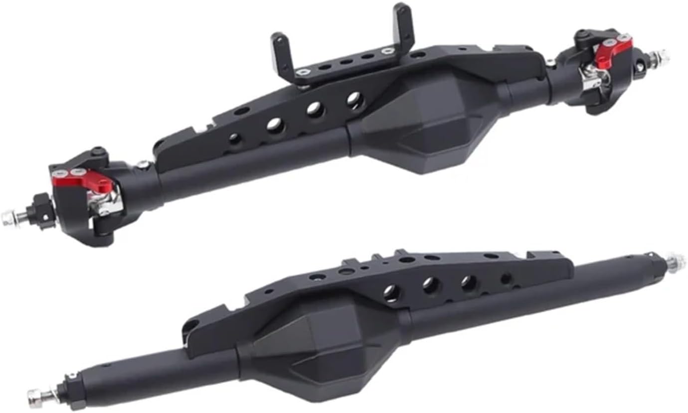 RC Parts for Axial for Capra for Crawler 1/10 RC Upgrade Part Front Rear Axle RC Part Protector Rc Front Rear Axle Upgrade Parts(Black)