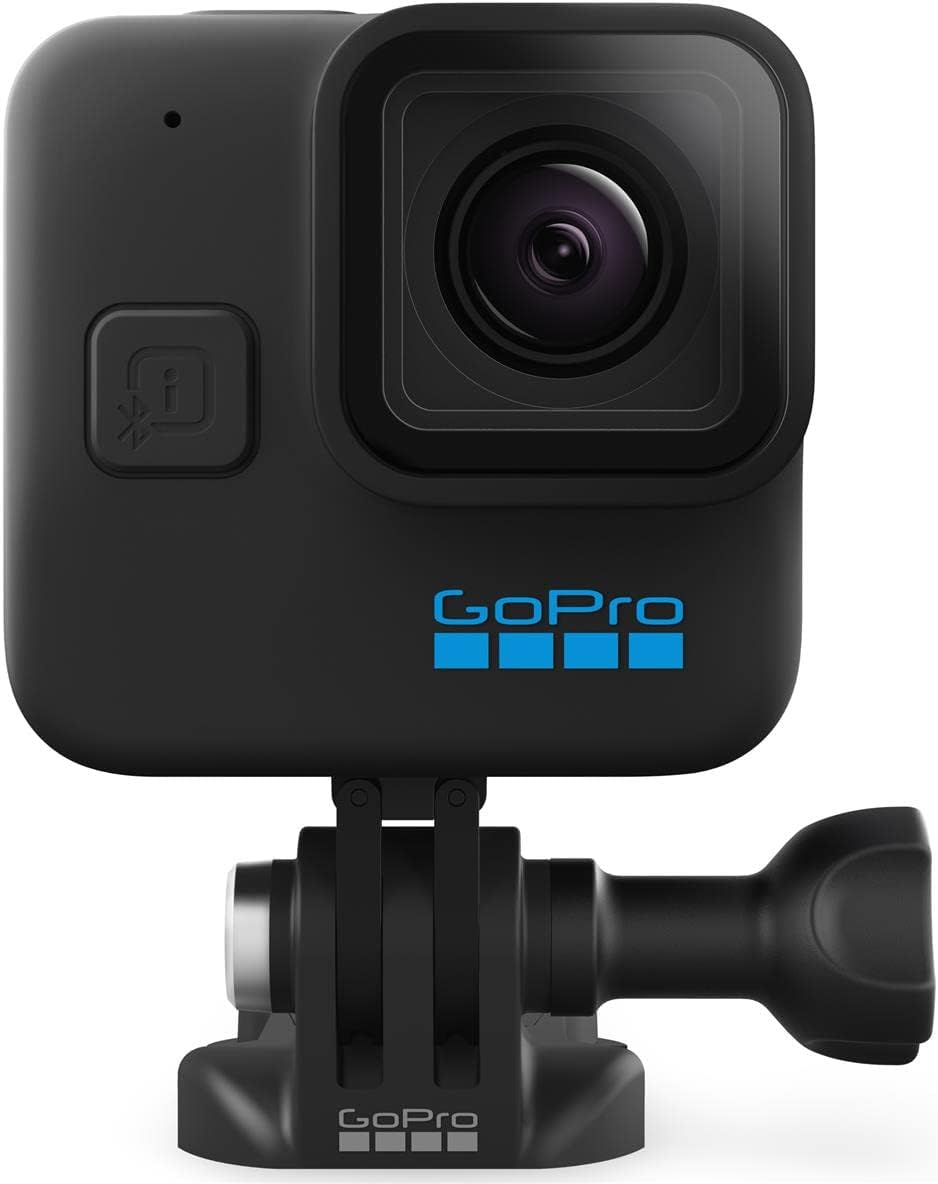 GoPro HERO11 Black Mini - Compact Waterproof Action Camera with 5.3K60 Ultra HD Video, 24.7MP Frame Grabs, 1/1.9
