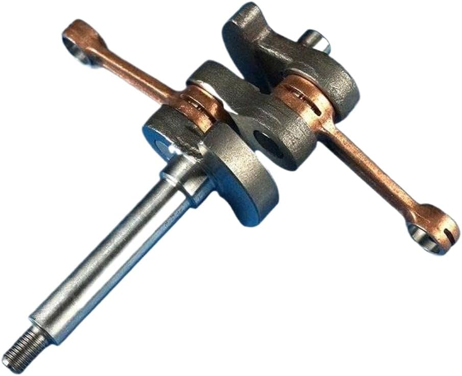 Crankshaft and Connecting Rod Set Forged Steel Compatible with DLE40 RC Airplane Helicopter Gas Motor