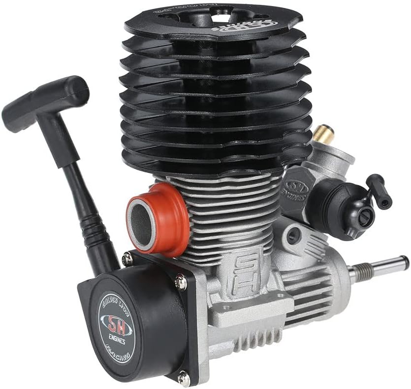 RC Car 1:8 Nitro Engine (Made in Taiwan) Blue SH 28 Engine M28-P3 4.57CC Pull Starter(SH28-H)