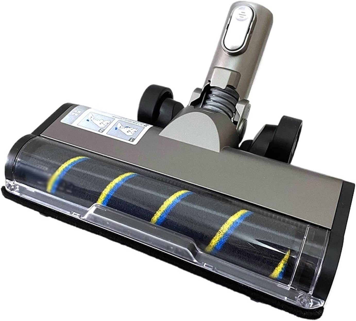 Roller Head Floor Brush，Compatible For Midea P7 Max P7 Flex Z7 Q3 ，Vacuum Cleaner Accessories Floor Brush Head Replacement Part Brush Head, Bristle Brush Head, Floor Brush, Roller Brush(Black)