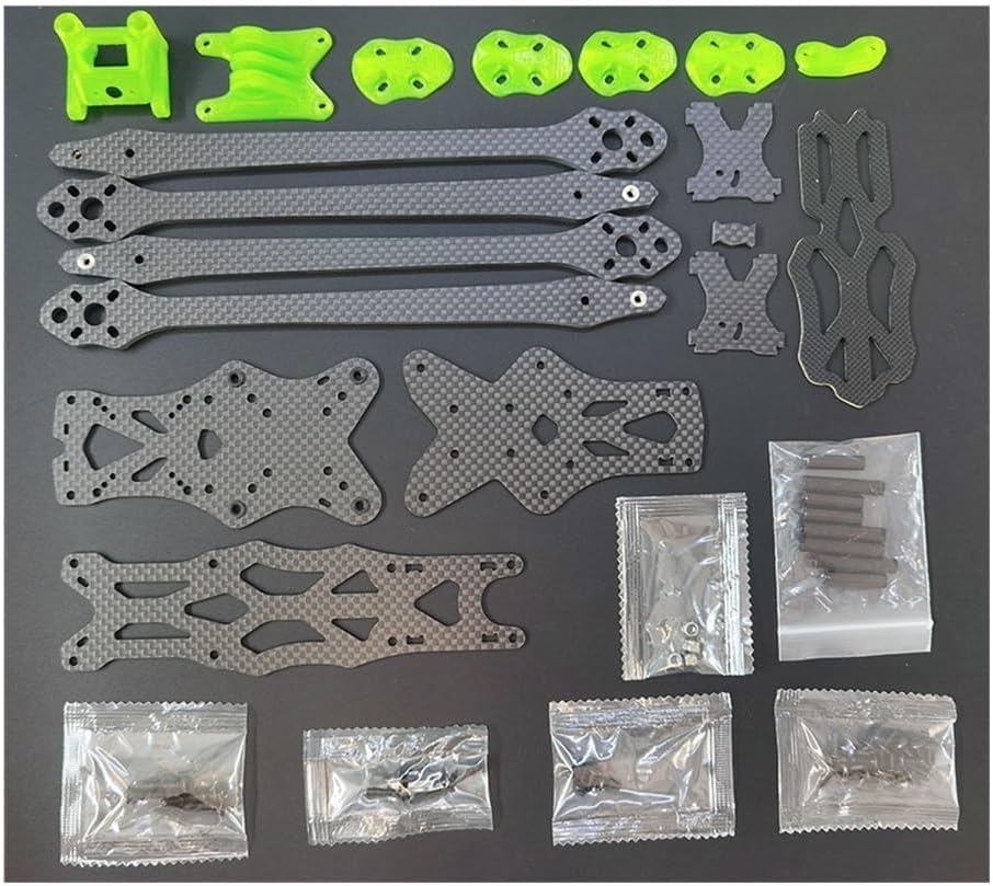 Fit for FPV Freestyle RC Racing Drone RC Frame Kit 8 Inch 362mm 9 Inch 390mm Carbon Fiber Quadcopter 5mm Arm(8 inch No Print)