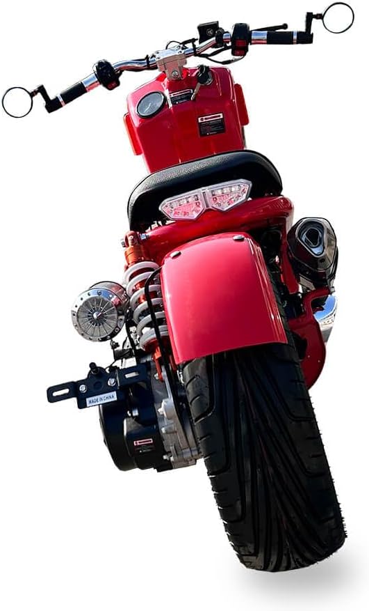 ICEBEAR MADDOG Generation 5 50CC Moped Scooter | PMZ50-22 GEN V (RED)