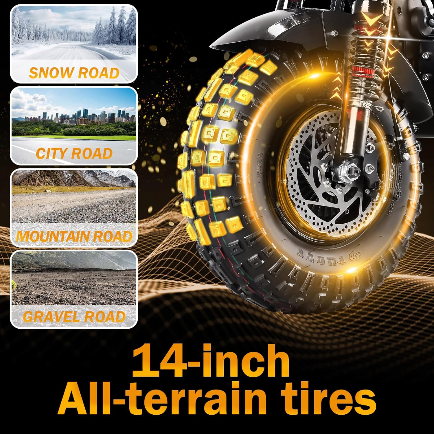 10000W Dual T90 Pro Electric Scooter for Adults, 72V Detachable Battery, 68 MPH Max Speed, 65 Mile Range, 14