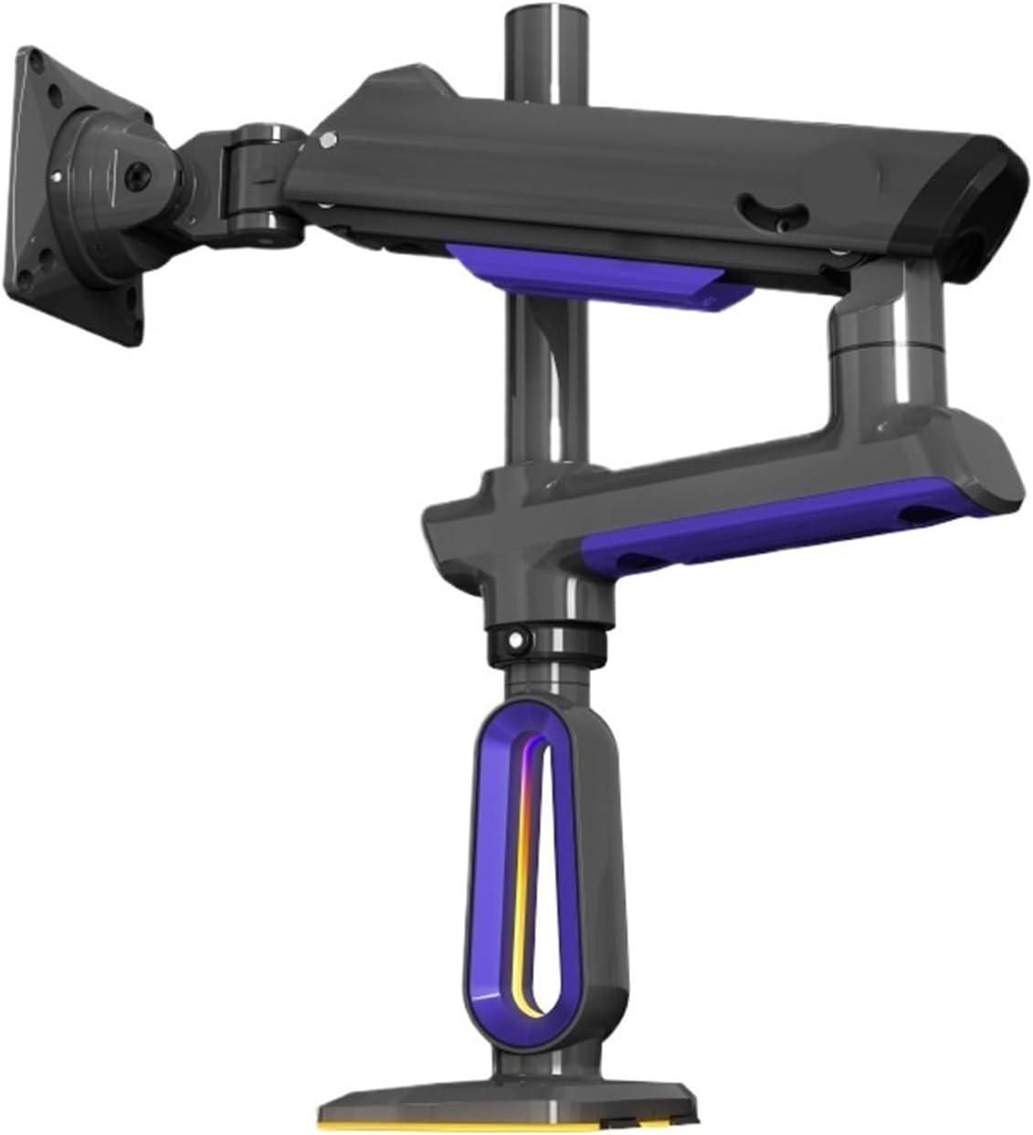 32-60 inch monitor stand with pneumatic height adjustment