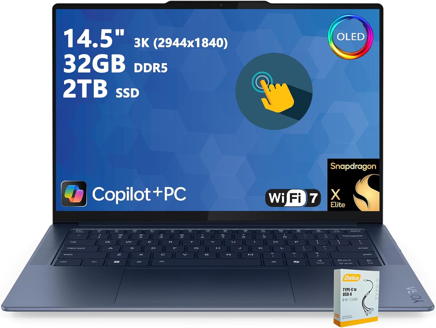 Lenovo Yoga Slim 7X Copilot+ AI PC Laptop | 14.5