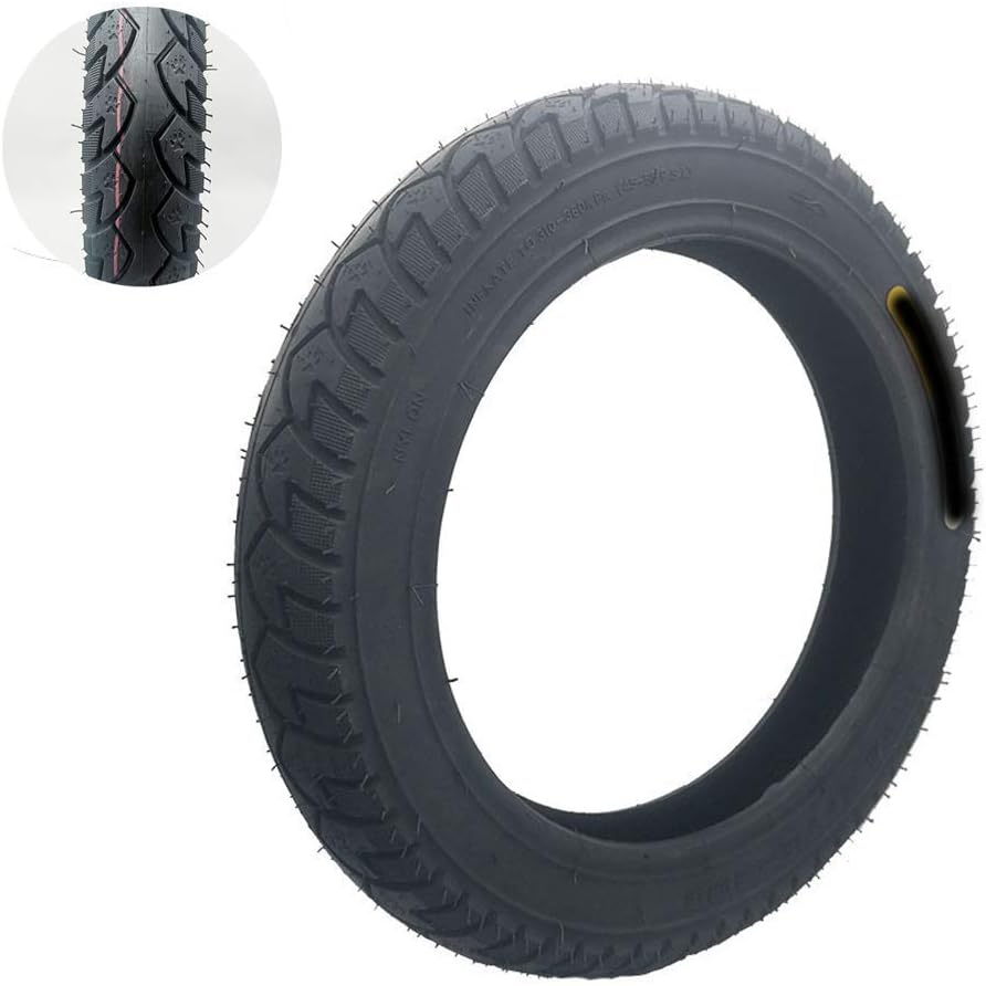 Electric Scooter Tire 16X3.00/2.50 6Pr Vacuum Tire Non-Slip Anti-Stabbing Buffer Layer for Electric Bicycle Motorcycle Tire 2Pcs Safe and Comfortable Tires Durable and Strong