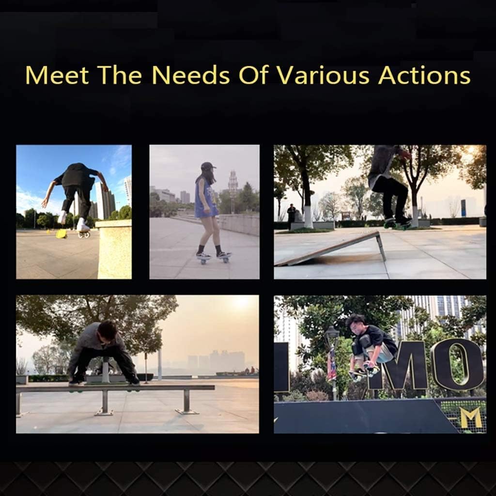 Lamp Post Lights Outdoor,Garden Light Pro Skate Boards, Can Be Put into A Backpack, Portable Freeline Drift Skates, 7 Layer Maple Deck, Walking Easily Tools, for Teens/Adults/Beginners/Girls