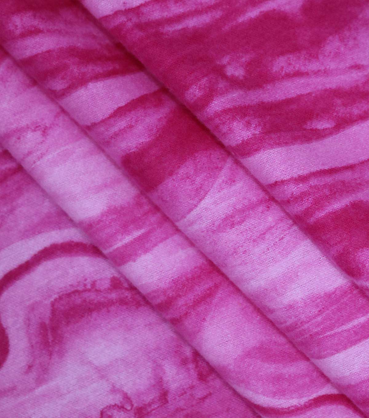 Pink Water Super Snuggle Flannel Fabric
