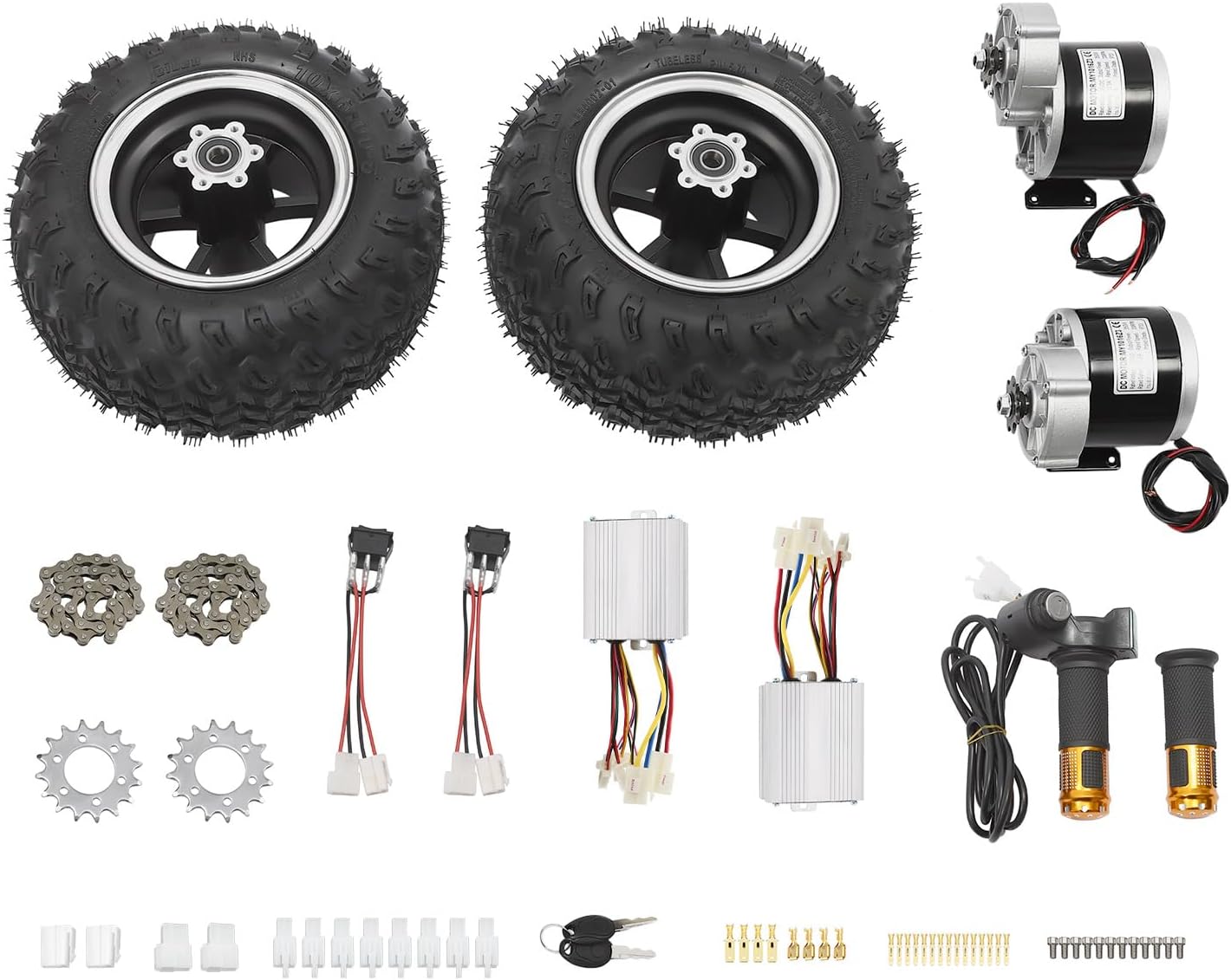 Dual Motor Drive Wheel Kit for Electric Scooter - 350W 10