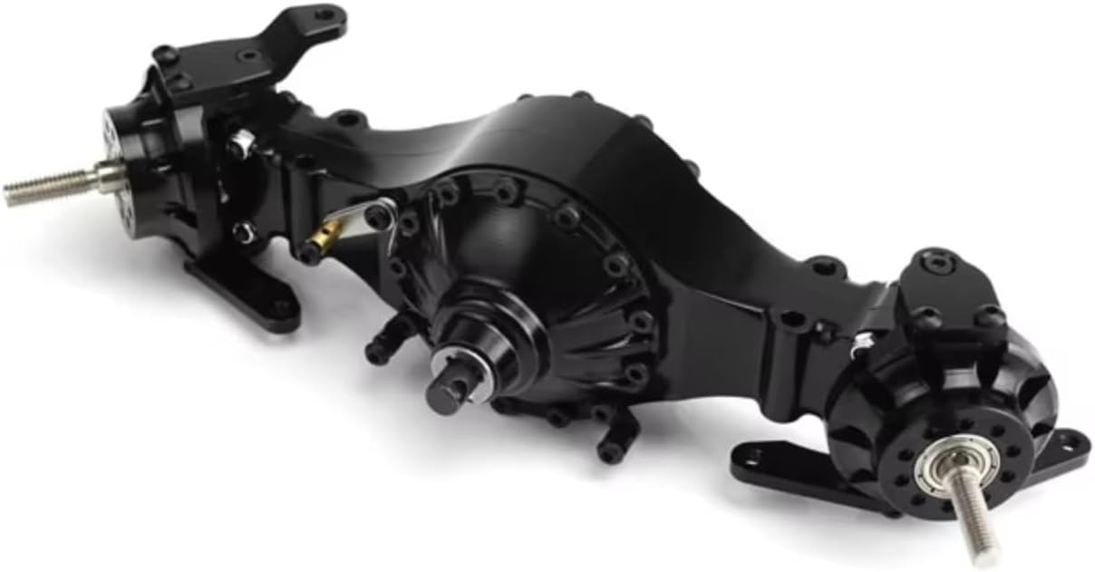 RC Axle Models For Tamiya TH02067 1/14 4X4 4WD Metal Front Diff Lock Rear Axle Tractor Truck Model Outdoor For Toys Accessory