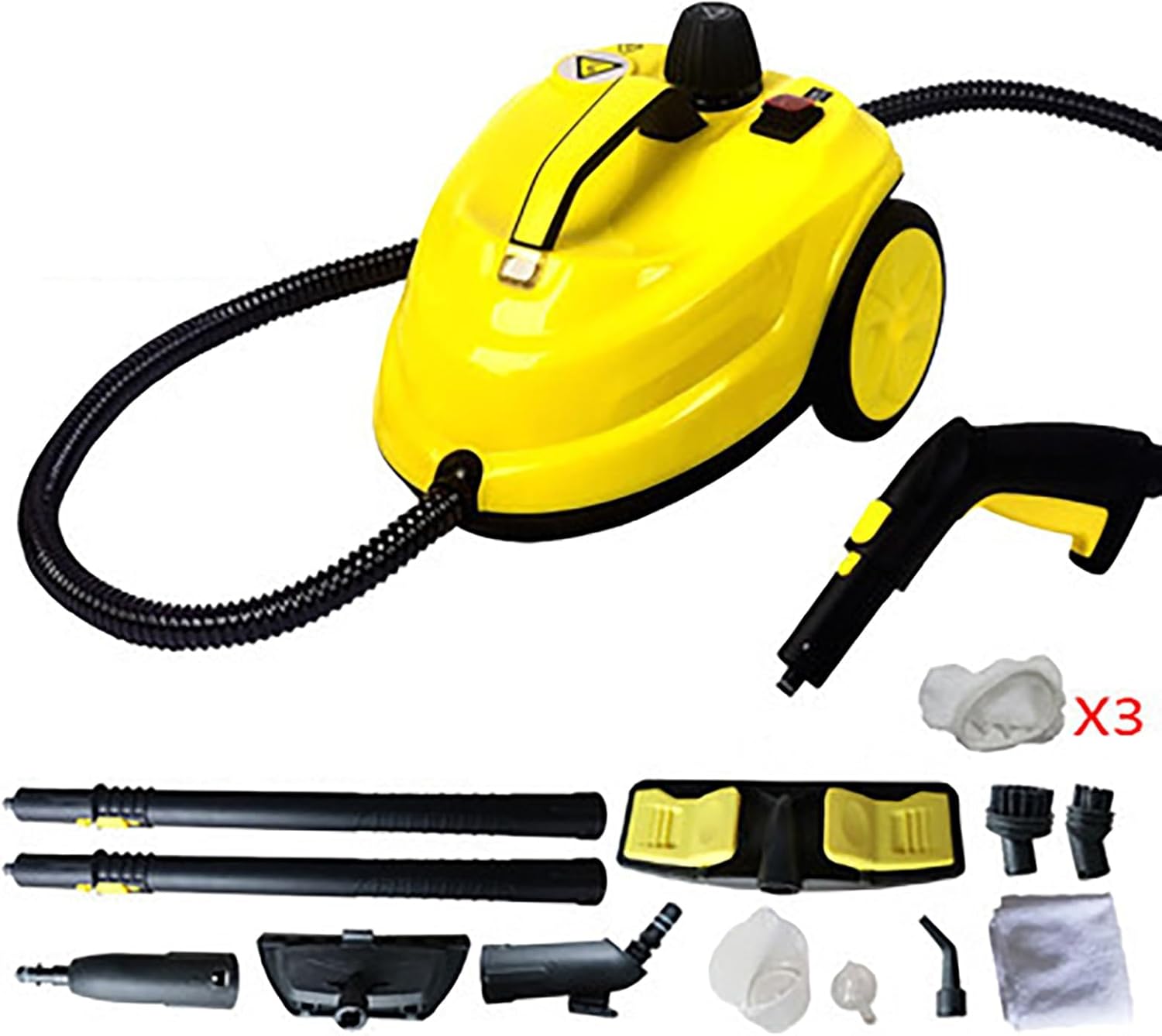 ALIWO Powerful Multi-purpose Portable Heavy Duty Steamer Steam Cleaner for Carpets, Floors, Cars, Tiles and Grout