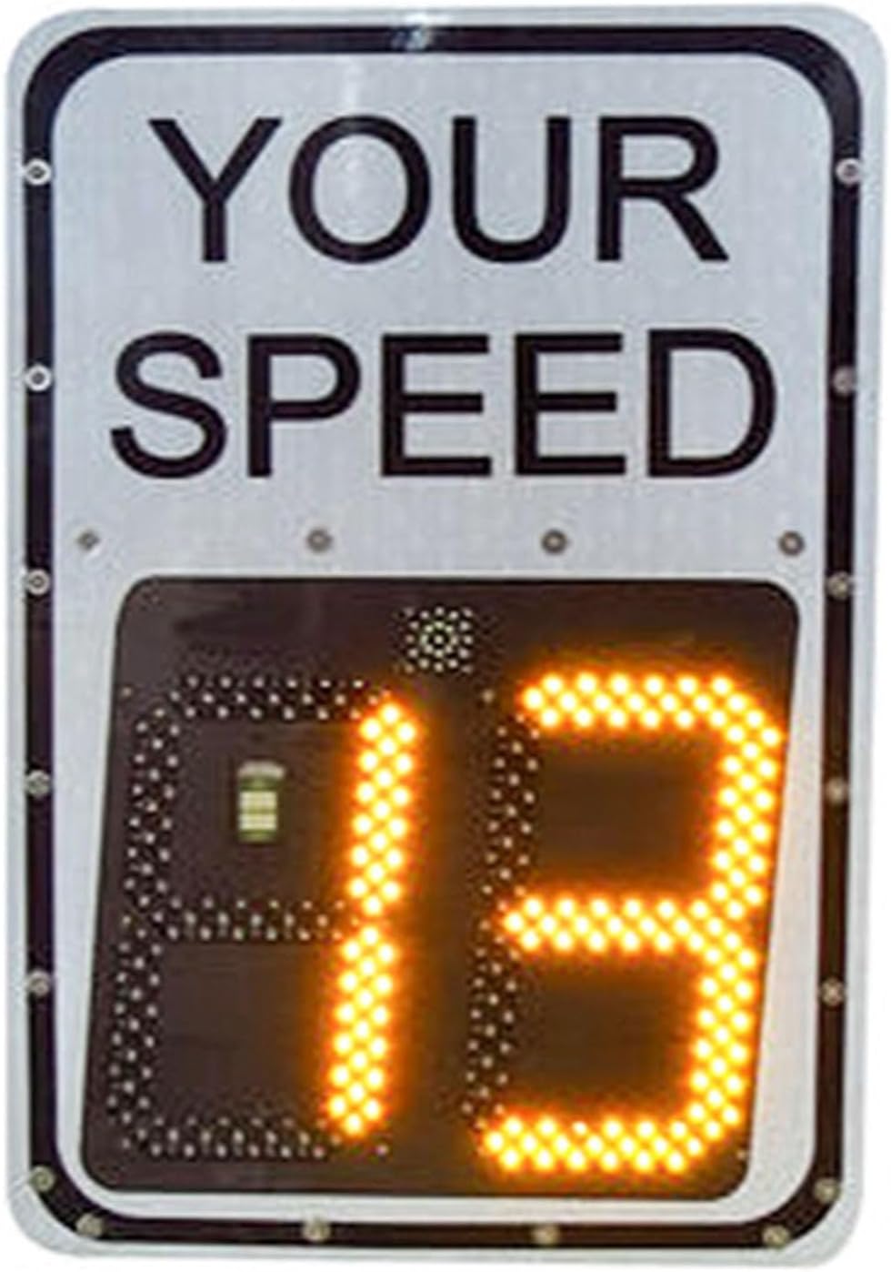 Solar Powered LED Radar Speed Limit Sign, 20