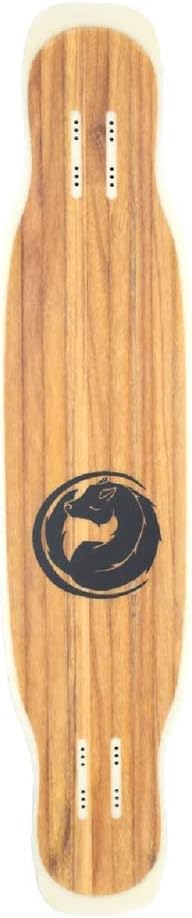 Longboard Skateboard, Freestyle Cruiser, Waterproof & Wood Construction, Cruise Skateboard and Longboard Decks, Lightweight Build (Miniclipse Soft Flex Complete Deck + Wheels)