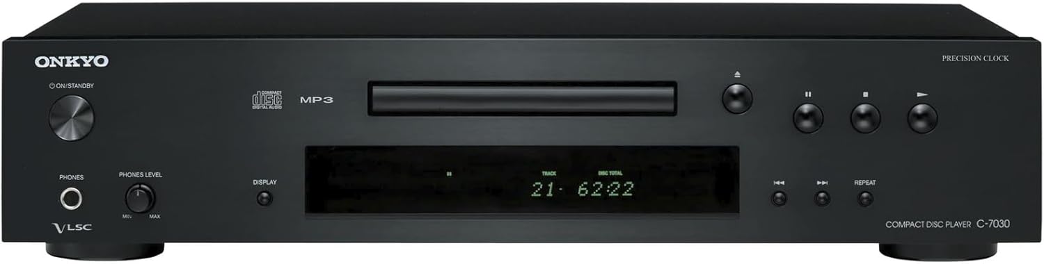 Onkyo C-7030 Home Audio CD Player - Black