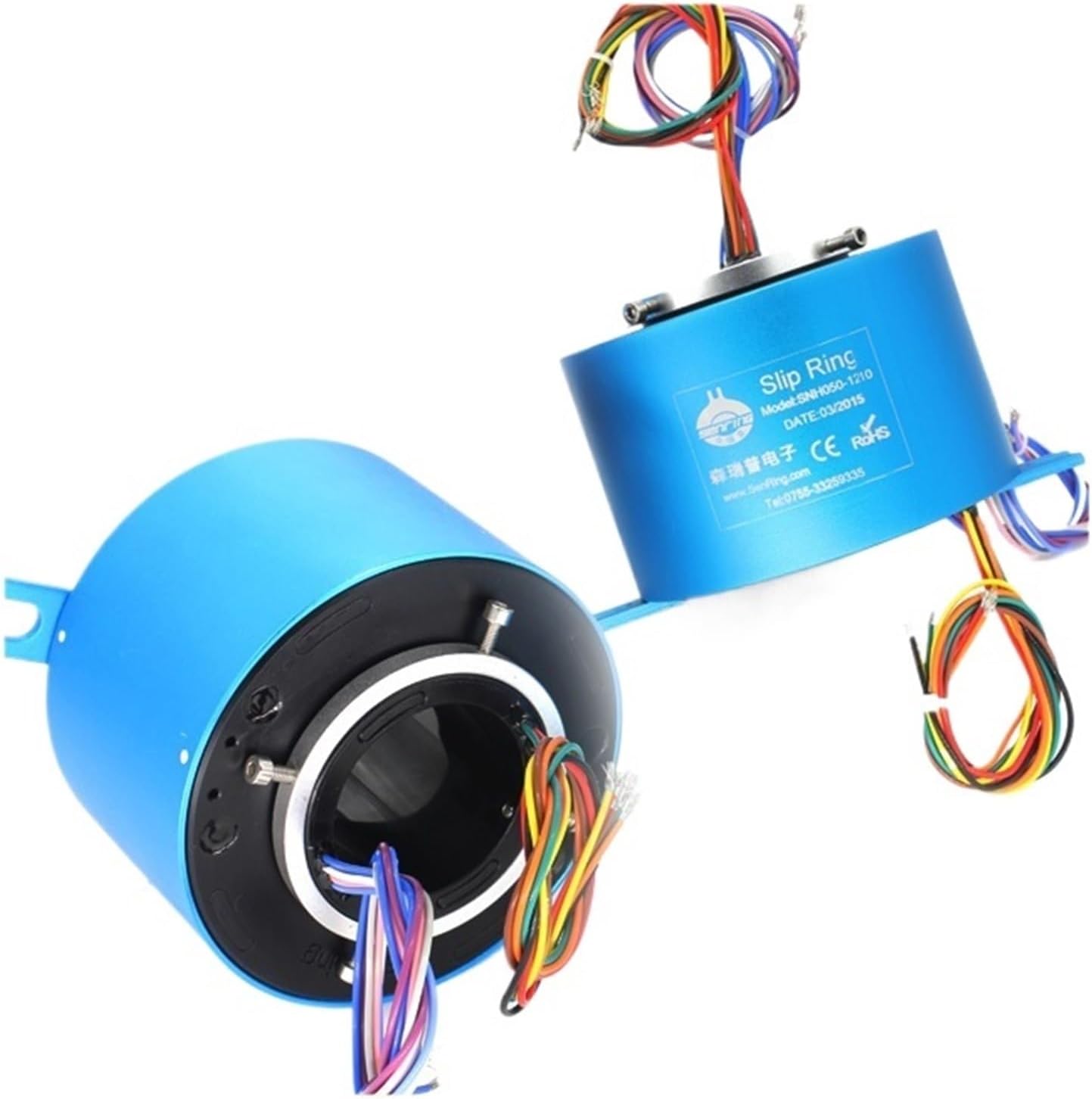Through Hole Slip Ring 6 Wires Each 5A with bore Size 38.1mm(1.5'')