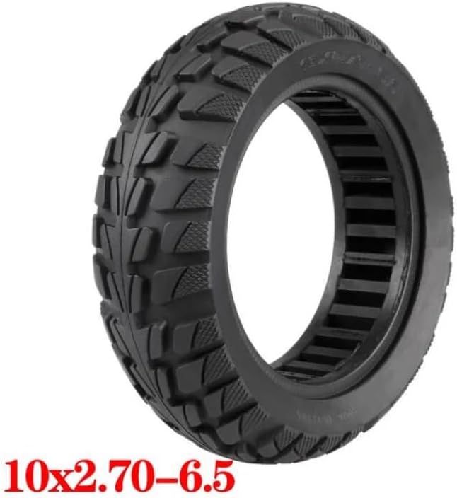 Motorized Scooter 10x2.70-6.5 Solid Tire for Kugoo G-Booster G2 Pro Electric Scooter Front Rear Wheel 10 * 2.7-6.5 Cross-Country Tyre Accessories Motorized Scooter