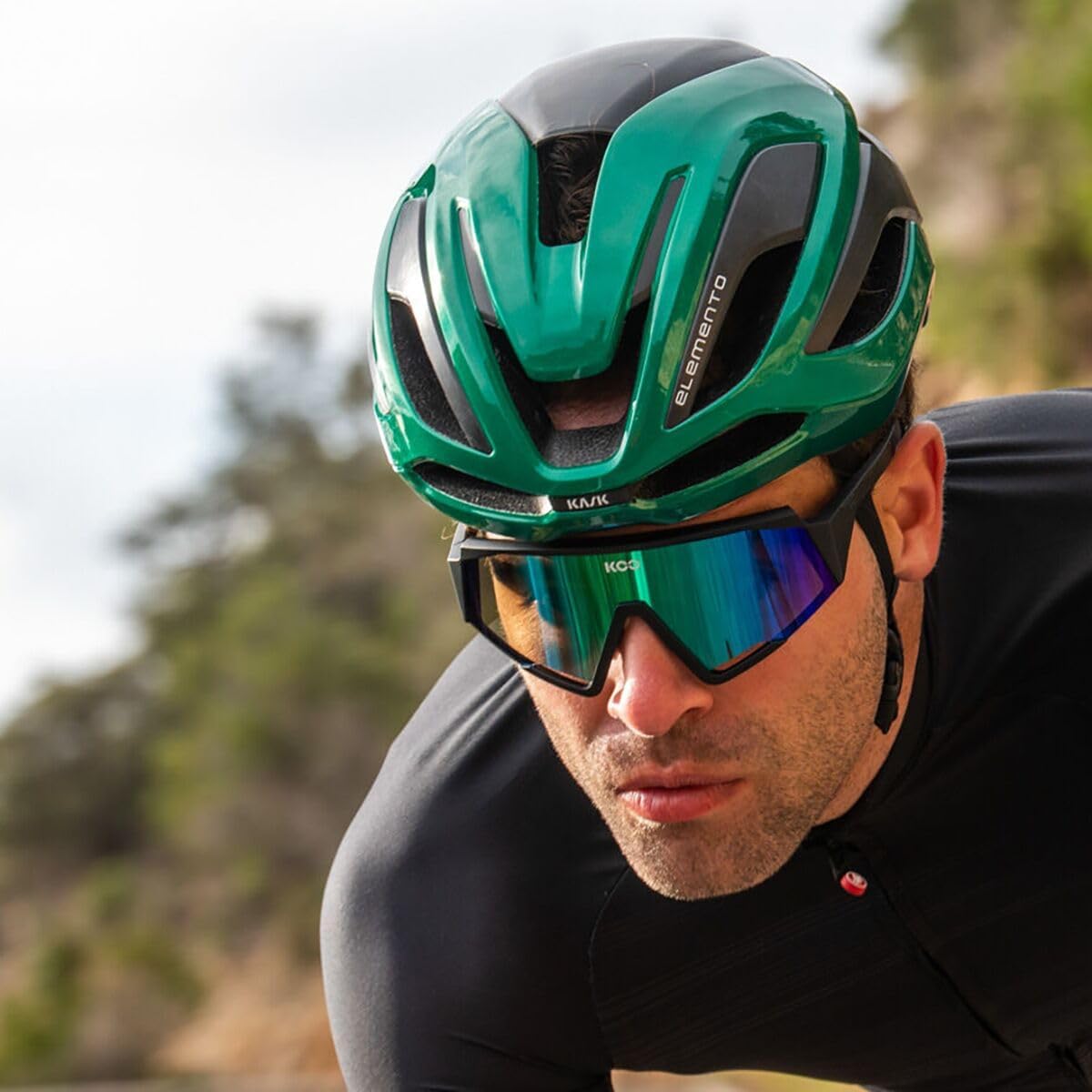 KASK Elemento Bike Helmet I Aerodynamic Road Cycling, Gravel & Mountain Biking, Cyclocross Cycling Helmet