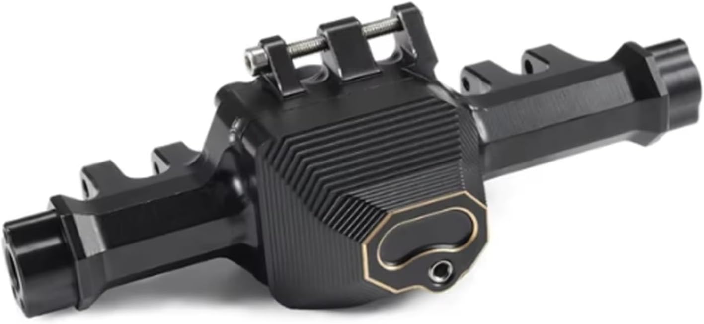 RC Axle Models For Traxxas For Trx4 1/10 Rear Axle Housing 1piece Upgrade Rc RC Car Part Brass Model Accessory Assemble Parts Replace