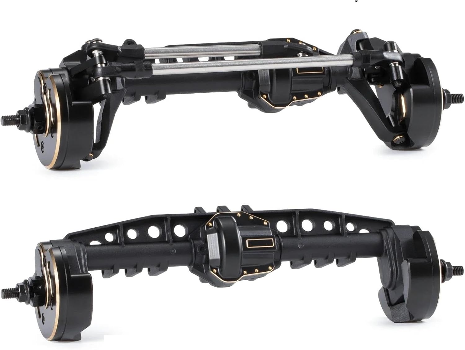 RC Vehicle Axles Compatible with Axial for SCX10 III 1/10 RC Car Crawler RC Car Front Rear Axle Set Upgrade Parts RC Car Upgrade Parts Accessories(Color:D,Size:1Set)