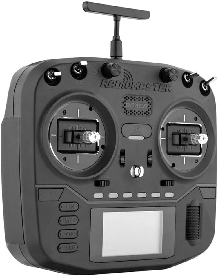RadioMaster Boxer 2.4G 16ch Hall Gimbals Transmitter Radio Control ELRS 4in1 CC2500 Support EDGETX with Carry Case (ELRS Mode 2 with 6200)