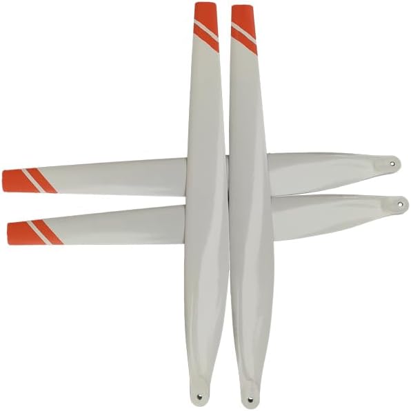 R5413 / R5415 Reinforced White Carbon Composite 54-Inch Folding Propellers (8PCS Set) for T50 T40 T20P Systems, High-Visibility Drone Rotor Components