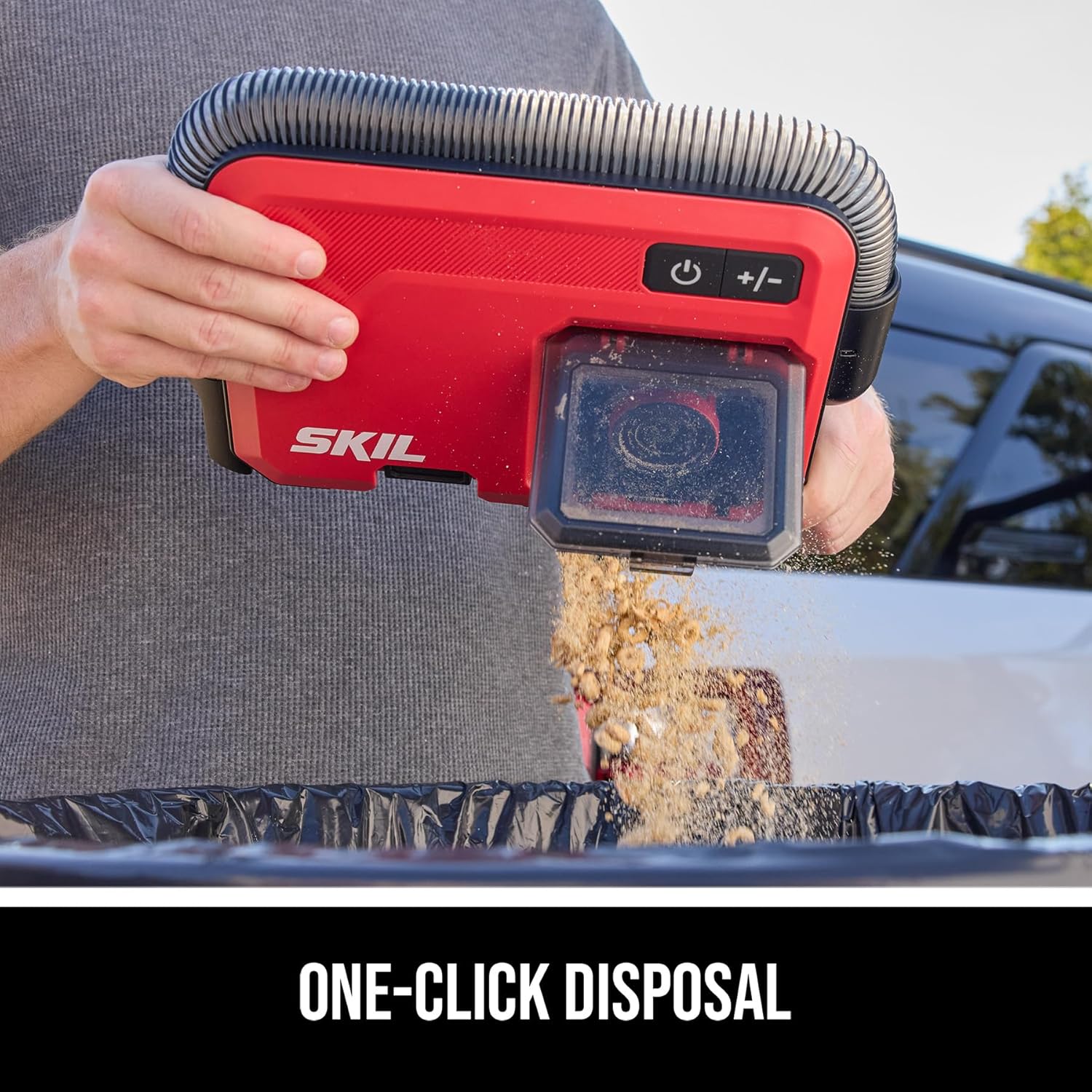 SKIL Brushless Slim Vacuum 20V Kit Including 2.0Ah Battery and USB-C Charger-VA1200D-10