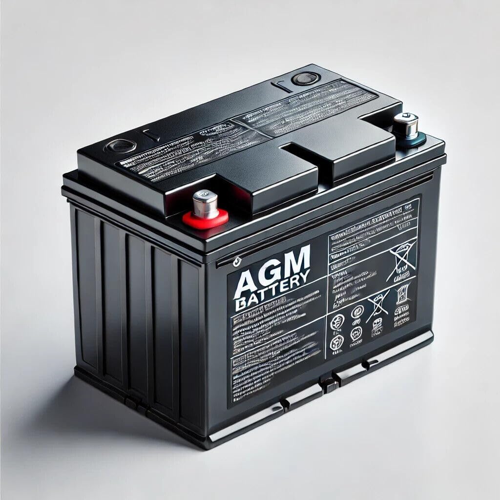 Powersports Battery Maintenance-Free AGM Battery for Pride Mobility Raptor 3-Wheel 12V 75Ah Mobility Scooter Replacement Battery Mod-BC8K-2146