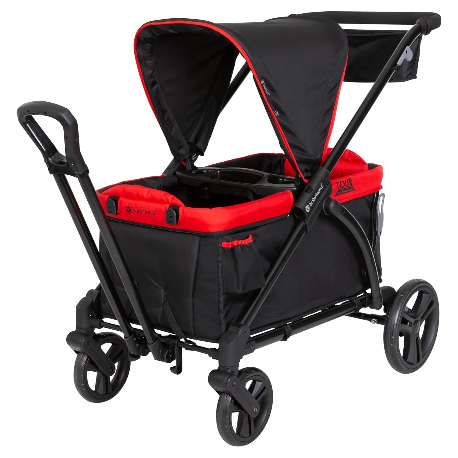 Baby Trend Expedition/Tour LTE 2-in-1 Stroller Wagon, Mars Red