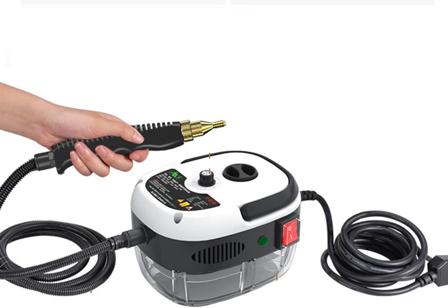 Steam Cleaner,2500W Electric High Pressure Handheld Steamer, High Temp Portable Cleaning Machine for Couch, Auto, Floor and More