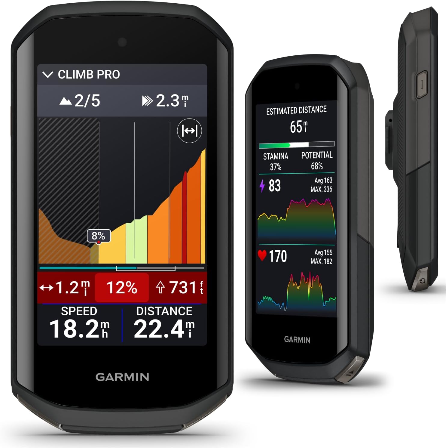 Garmin Edge 1050 Premium Cycling Computer with Wearable4U Bundle