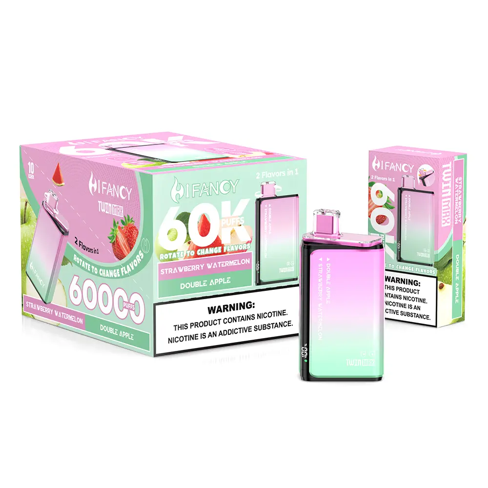 HIFANCY TWIN MAX 60K 2 in 1 (10pcs) - MYEU VAPES