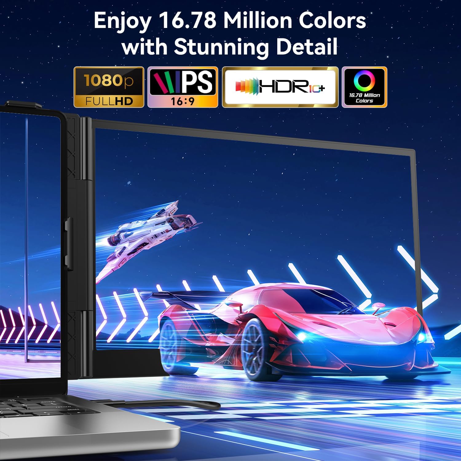 14.2’’ Triple Laptop Screen Extender, 0.17