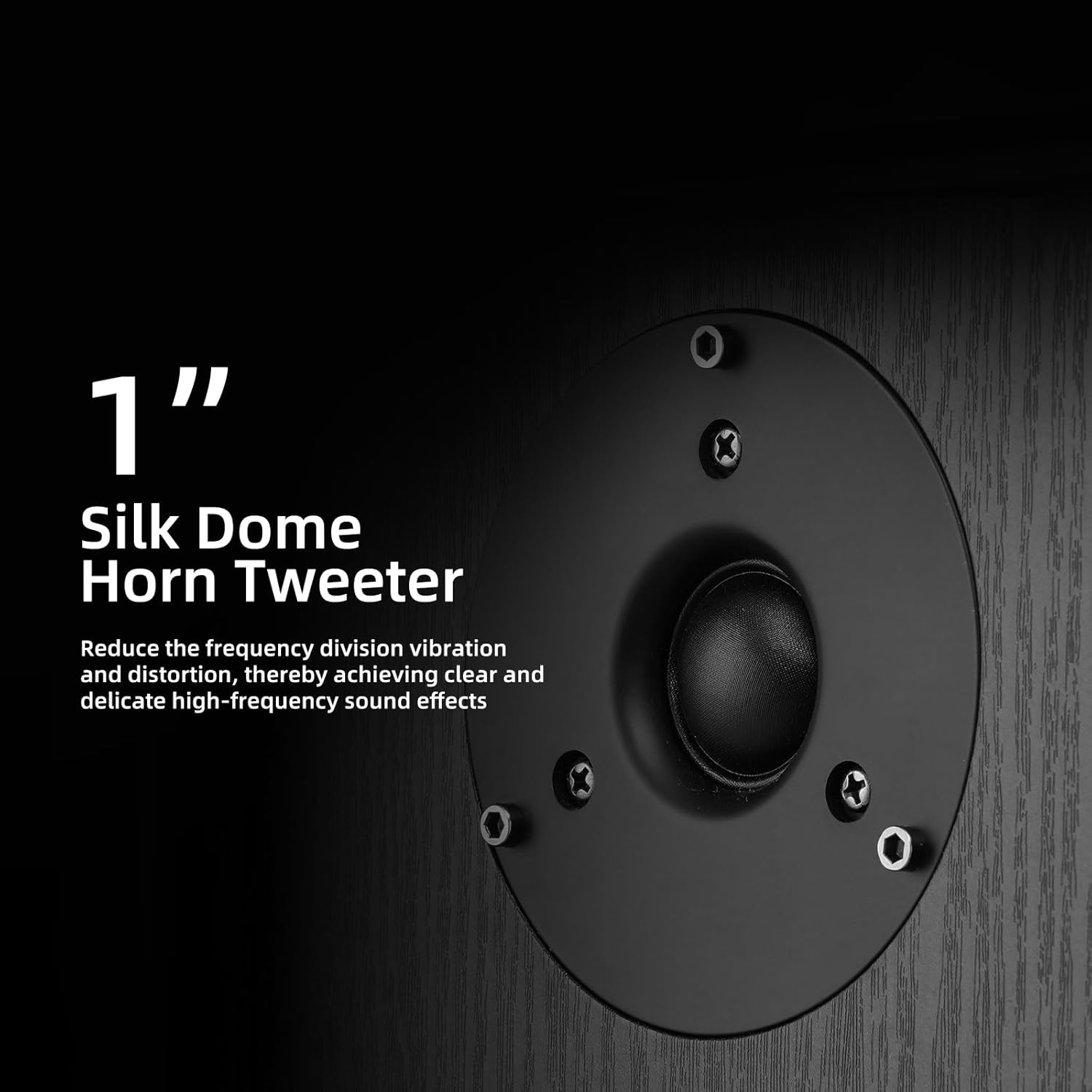 Passive Floorstanding Stereo Speakers, Tower Design with 1