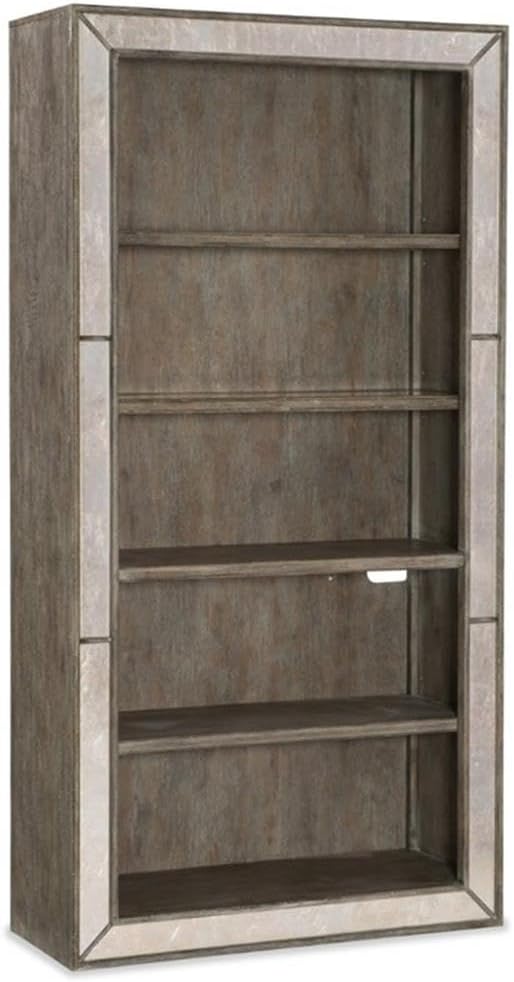 Hooker Furniture Rustic Glam 5 Shelf Bookcase in Light Wood