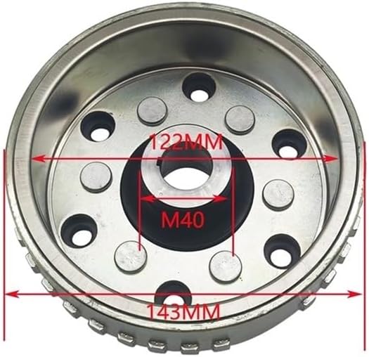 18 Pole Magneto Rotor for 2018 191R-C CF500AU-8S 8L 550cc 191R-U550 191R-X550 Z550 0GR0-031000-1000