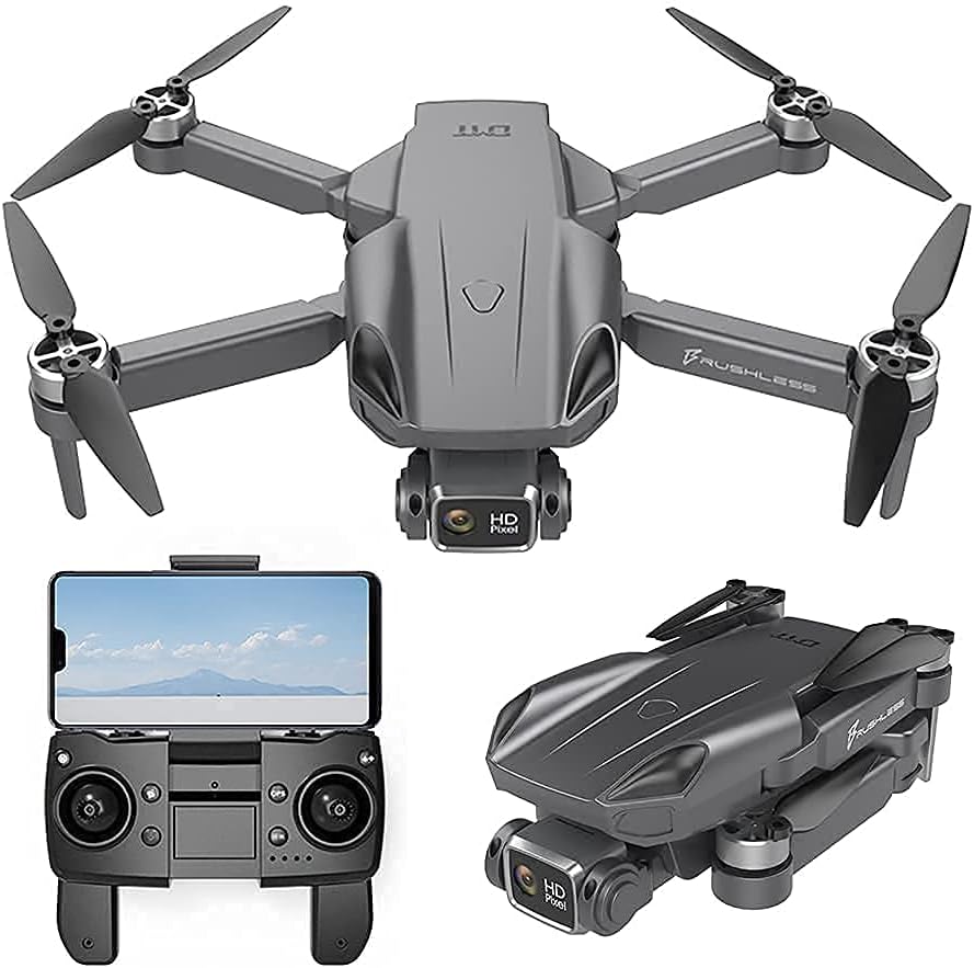 GPS Drone with 4K UHD Camera, 5G FPV Live Video for Adults and Beginners, Foldable, RC Quadcopter with Brushless Motor, Return Home, Follow Me Long Flight Time, Includes Carrying C
