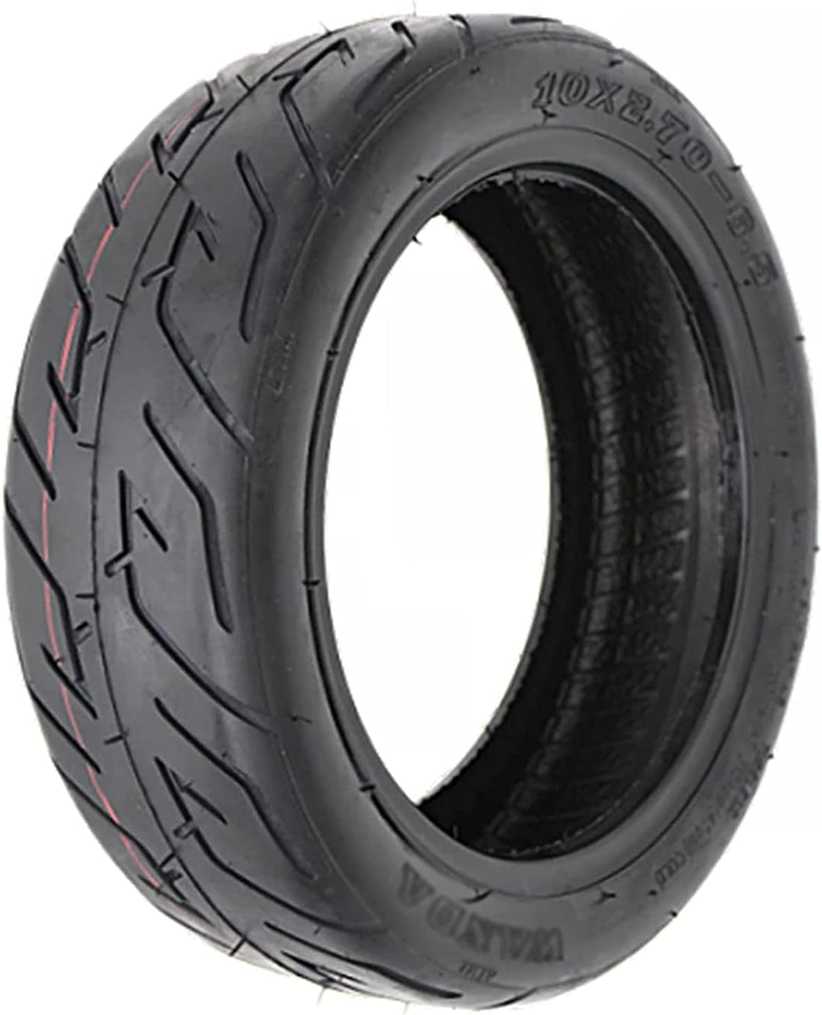 10 Inch Tubeless Tire for Electric Scooter, Non-Slip and Wear-Resistant with Strong Grip (Nero)
