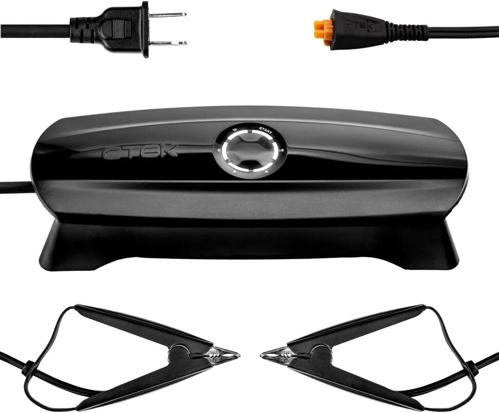 CTEK CS One, 12V Portable Battery Charger, 4-in-1 Charger with Hi-tech Power Bank, for Car, Phone, Computer, Smart Battery Maintainer, Jump Starter Alternative with Adaptive Boost Technology, Black