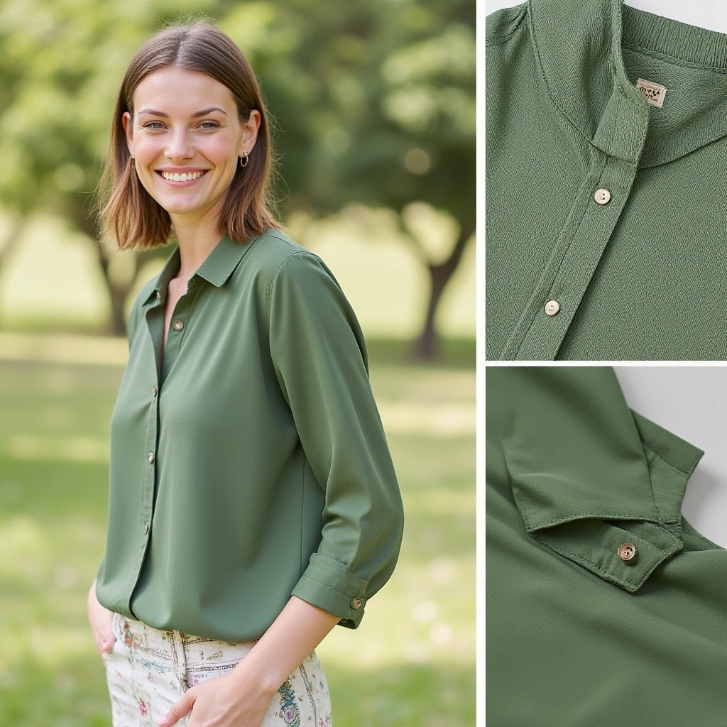 The Meadow Blouse // Fern