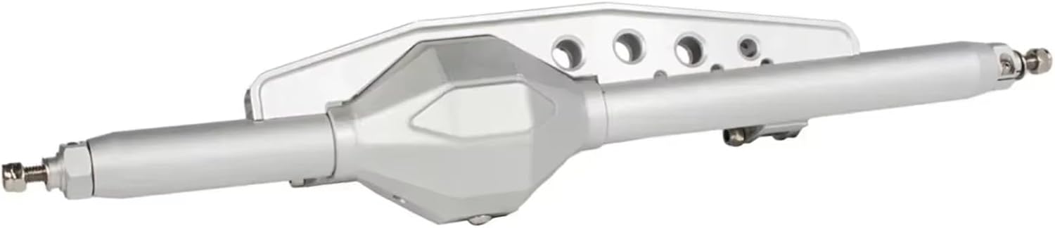 Compatible with Axial for Capra RR10 90018 SMT10 1/10 RC Crawler Cars Upgrade Parts Accessories Aluminum Axles Set RC Front and Rear Axle(Silver,1Set)