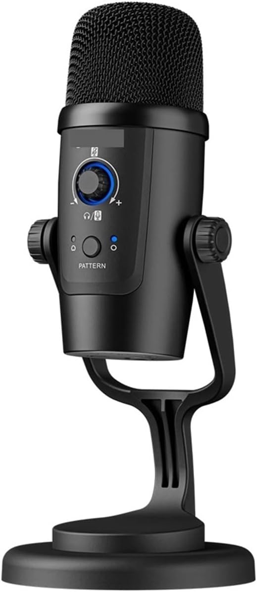 Microphone BY-PM500W 2.4GHz USB Condenser Wireless Microphone Dual-Function Desktop Professional Mic for PC Laptop Streaming Recording Suitable for Anchor, Dubbing Studio, Recording, st